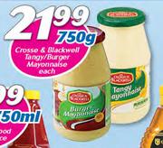 Crosse & Blackwell Tangy/Burger Mayonnaise-750gm