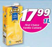 First Choice Vanilla Custard-1Ltr