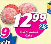 Red Snowball Cake-2's
