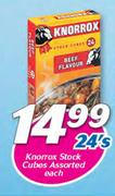 Knorrox Stock Cubes Assorted-24's Pack