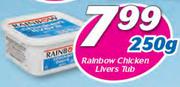 Rainbow Chicken Livers Tub-250g