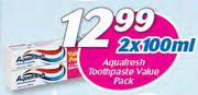 Aquafresh Toothpaste Value Pack-2x100ml