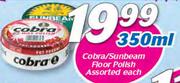 Cobra/Sunbeam Floor Polish Assorted-350ml Each