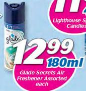 Glade Secrets Air Freshener Assorted-180ml