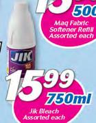 Jik Bleach Assorted-750ml