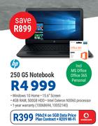 HP 250 G5 Notebook-On 5GB