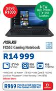 Asus FX553 Gaming Notebook-On 5GB