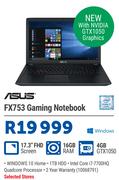 Asus FX753 Gaming Notebook