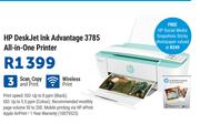 HP Deskjet Ink Advantage 3785 All In One Printer