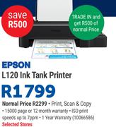 Epson L120 Ink Tank Printer