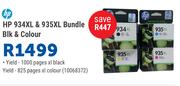 HP 934XL & 935XL Bundle BLK & Colour