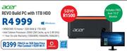 Acer Revo Build PC With 1TB HDD