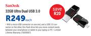 Sandisk 32GB Ultra USB 3.0-Each