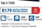 Lenovo Tab 3-730X-On 1GB Data Price Plan