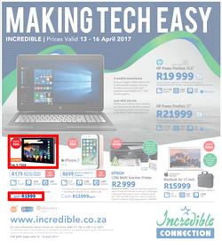 Incredible Connection : Making Tech Easy (13 Apr - 16 Apr 2017), page 1