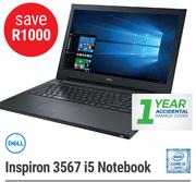 Dell Inspiron 3567 i5 Notebook-On 5GB Data price Plan