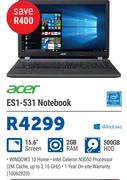 Acer ES1-531 Notebook-On 3GB Data Price Plan