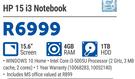 HP 15 i3 Notebook