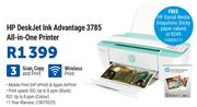 HP Deskjet Ink Advantage 3785 All In One printer