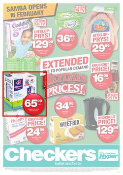 Checkers Northern Cape : Extended Heydays Prices! (15 Feb - 21 Feb 2016), page 1