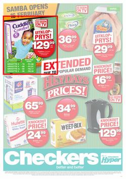 Checkers Northern Cape : Extended Heydays Prices! (15 Feb - 21 Feb 2016), page 1