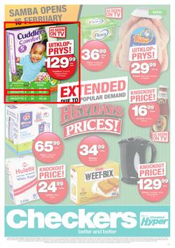 Checkers Northern Cape : Extended Heydays Prices! (15 Feb - 21 Feb 2016), page 1