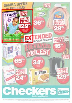 Checkers Northern Cape : Extended Heydays Prices! (15 Feb - 21 Feb 2016), page 1