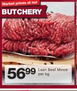 Lean Beef Mince-Per Kg
