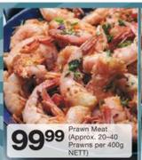 Prawn Meat(Approx.20-40 Prawns)- Per 400g Nett)