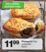 Pieman's Pies Assorted-Each