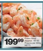 Prawn Meat(Approx.40-60 Prawns)-Per 800g Nett)