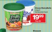 Clover/DairyBelle Jogurt Verskeidenheid-1kg Each