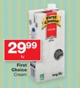 First Choice Cream-1Ltr