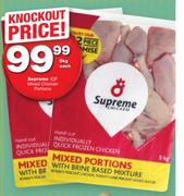 Supreme IQF Mixed Chicken Portions-5kg Each