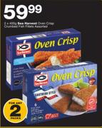 Sea Harvest Oven Crisp Crumbed Fish Fillets Assorted-2x400g