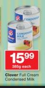 Clover Full Cream Condensed Milk-385g Each