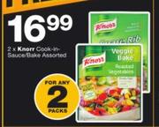 Knorr Cook In Sauce/Bake Assorted-For 2 Packs