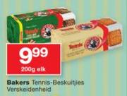 Bakers Tennis-Beskuitjies Verskeidenheid-200g Each