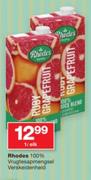 Rhodes 100% Vrugte sap mengsel Verskeidenheid-1Ltr Each