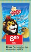 Simba Aartappelskyfies Verskeidenheid-125g