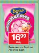 Beacon mmmMallows Assorted-400g 