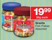 Grants Fish Flakes Assorted-50g Each