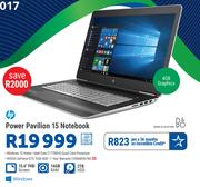 HP Power Pavilion 15 Notebook