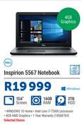 Dell Inspirion 5567 Notebook