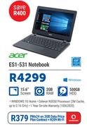 Acer ES1-531 Notebook-On 3GB Data + R209 Wi-Fi