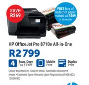 HP Officejet Pro 8710e All In One