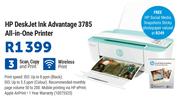 HP Deskjet Ink Advantage 3785 All In One Printer