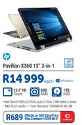 HP Pavilion X360 13" 2 In 1-Each 