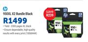 HP 950XL X2 Bundle Black