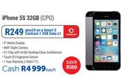 Apple iPhone 5S 32GB CPO-On A Smart S + 5GB Data x 1